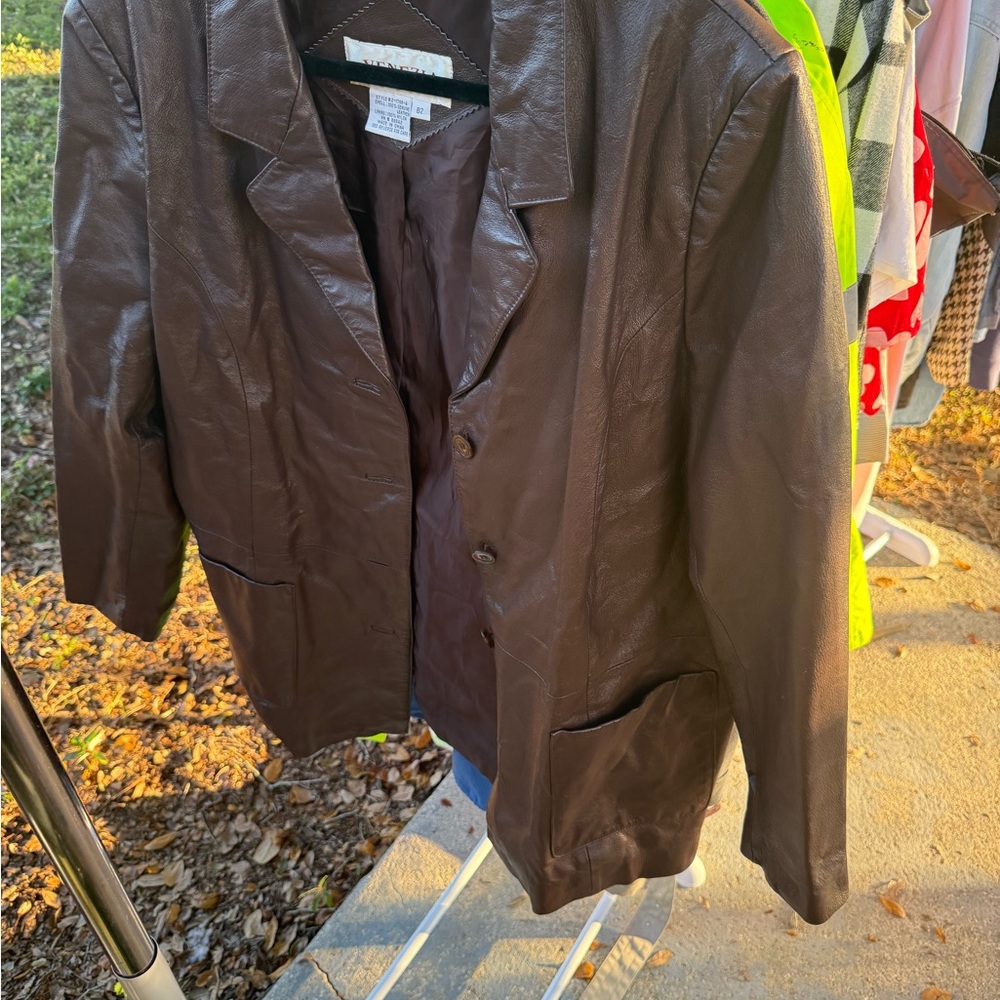 Venezia Dark Brown leather jacket